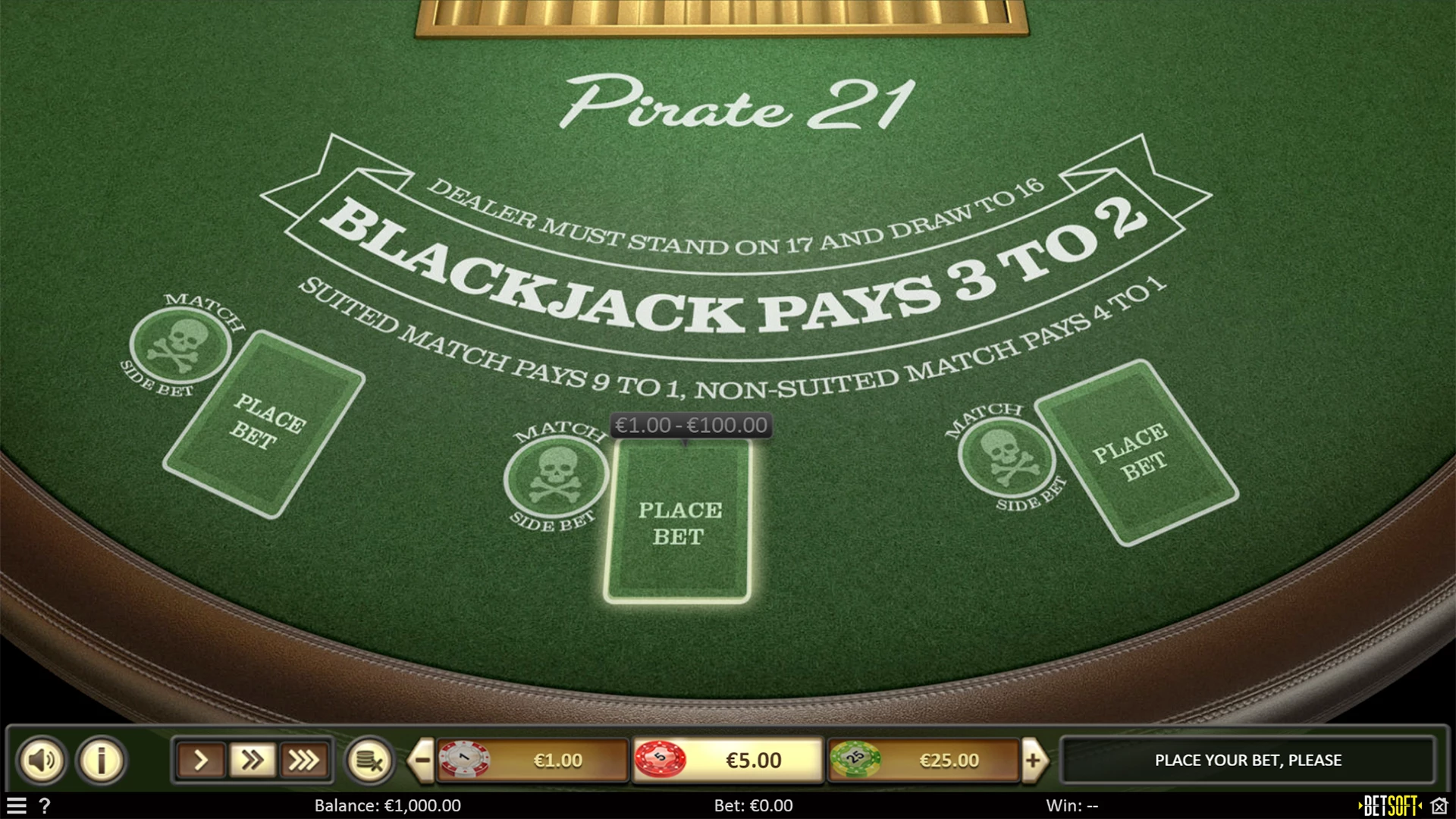 Pirate 21 blackjack Mobile Image